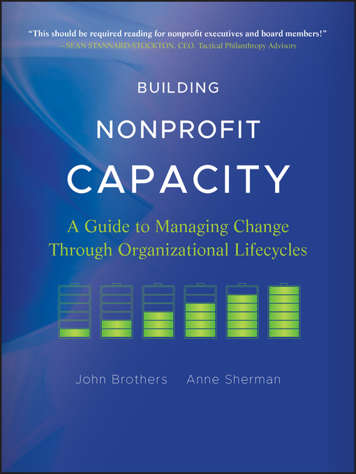 Cover image for Building Nonprofit Capacity